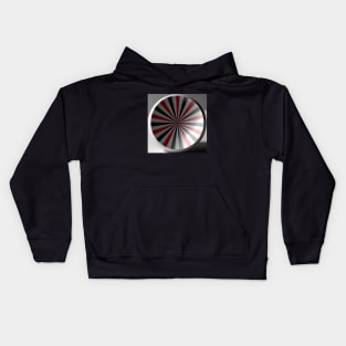 Abstract Pop Art Sphere Trippy Vortex Kids Hoodie